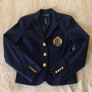 💙SOLD💙 Ralph Lauren Crest Blazer - Navy XS